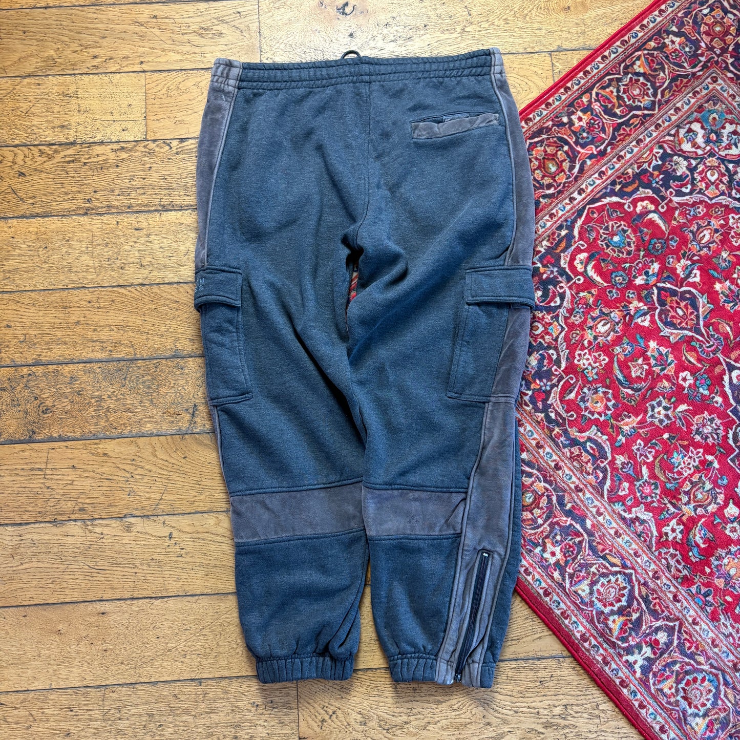 Vintage Southpole Hip Hop Grey Brown Baggy Hip Hop Sweatpants Joggers - XL