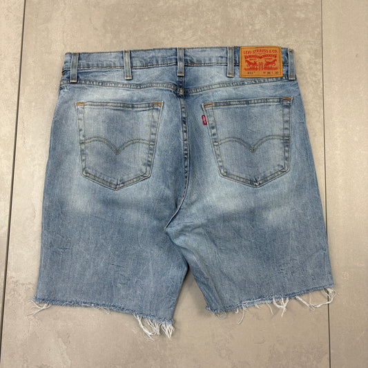 Vintage Levis 511 Blue Denim Shorts - 36