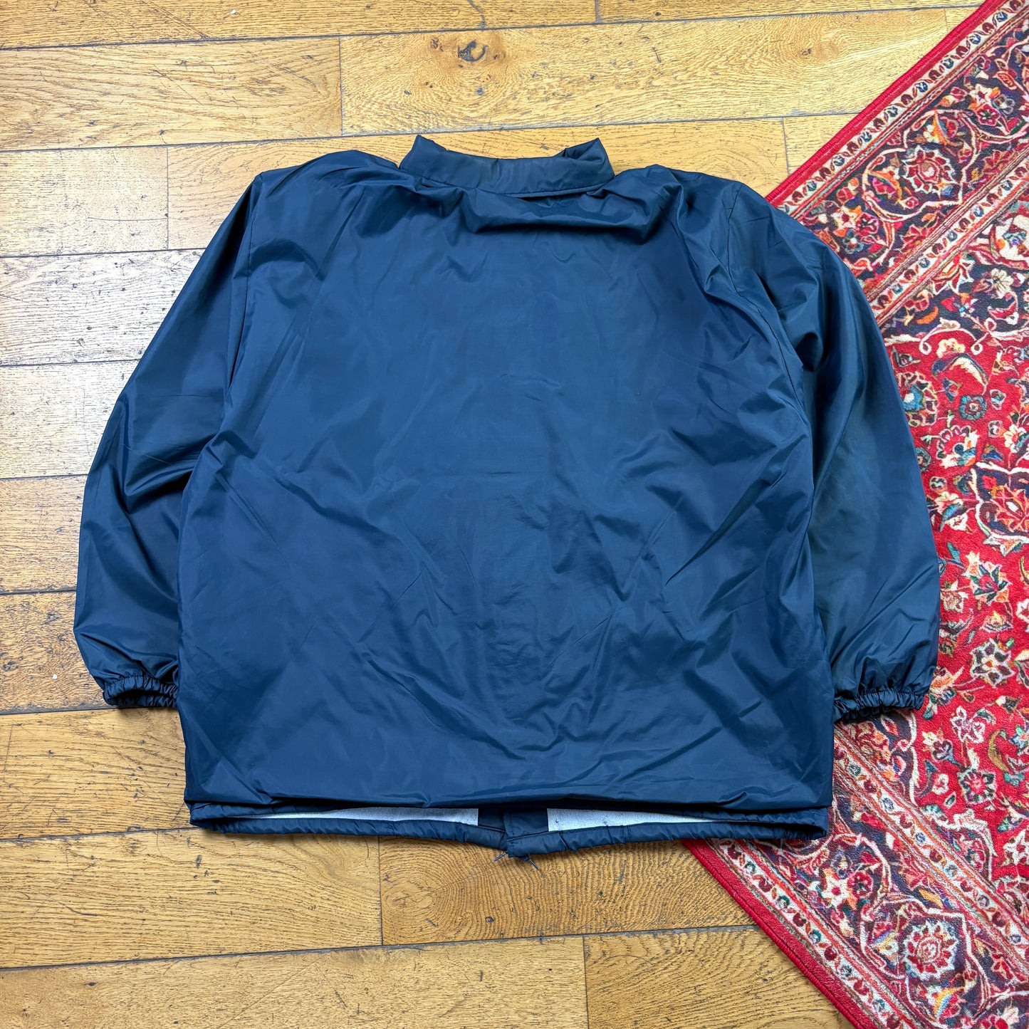 Vintage Navy Nylon Coach Harrington Jacket - XL