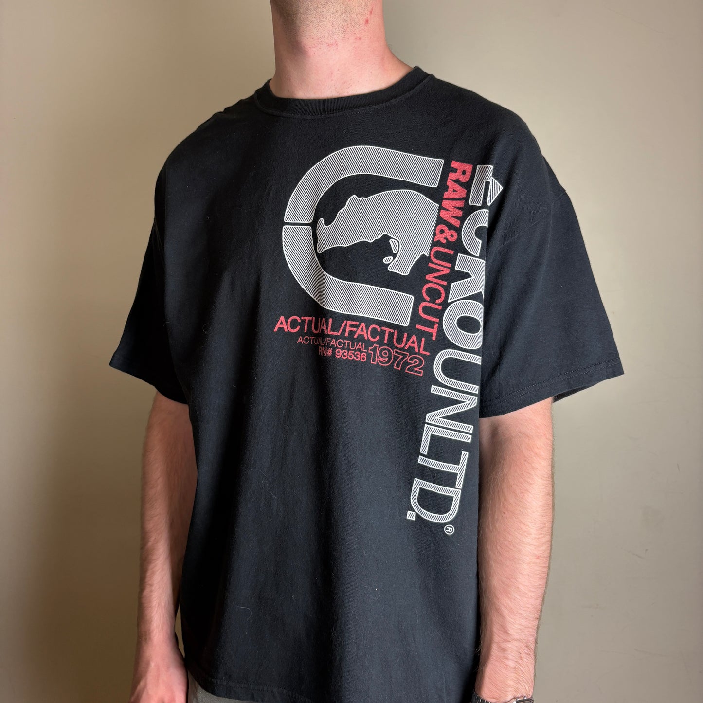 Vintage Ecko Unltd Y2K Black Hip Hop Graphic T-Shirt - XL