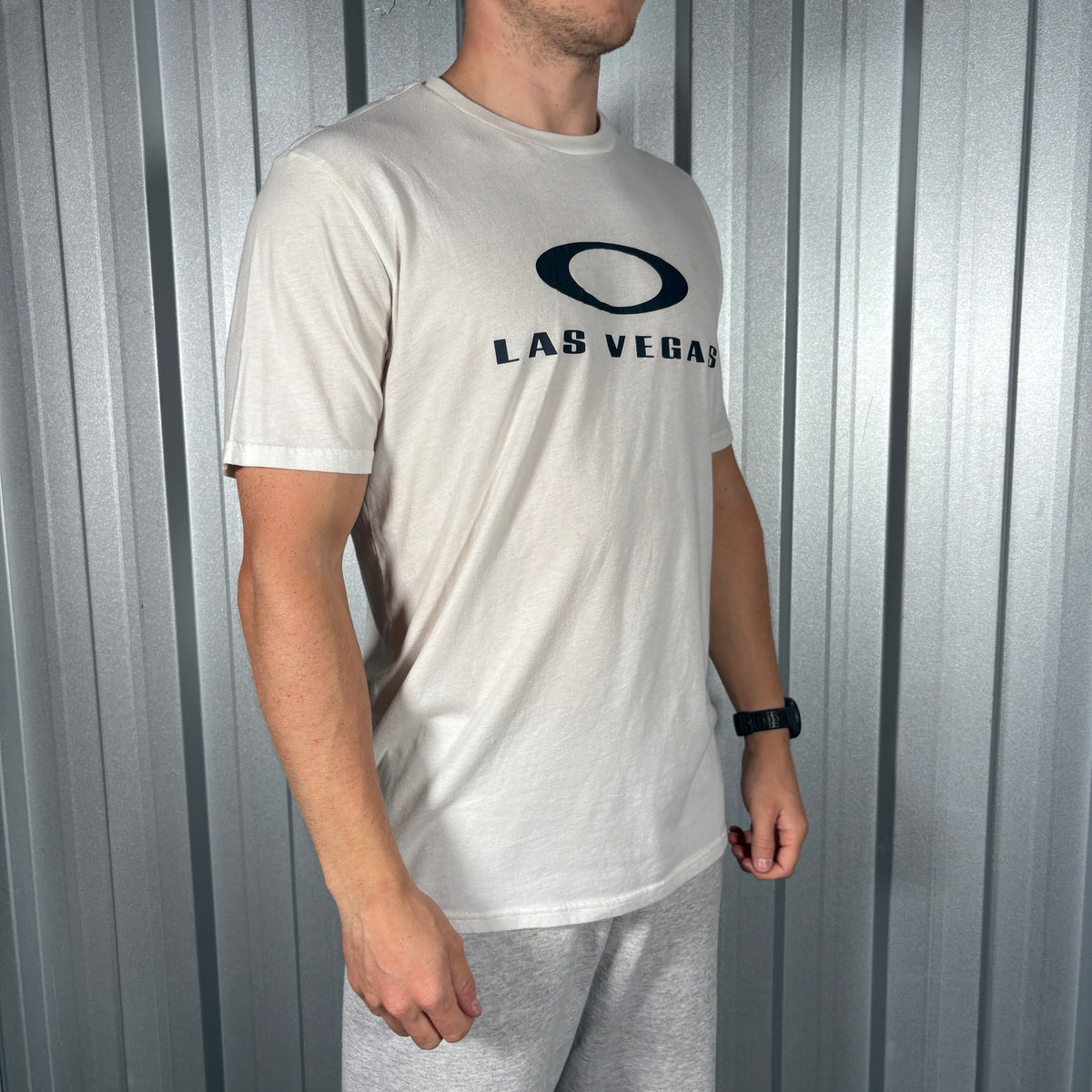 Oakley White Graphic T Shirt - M