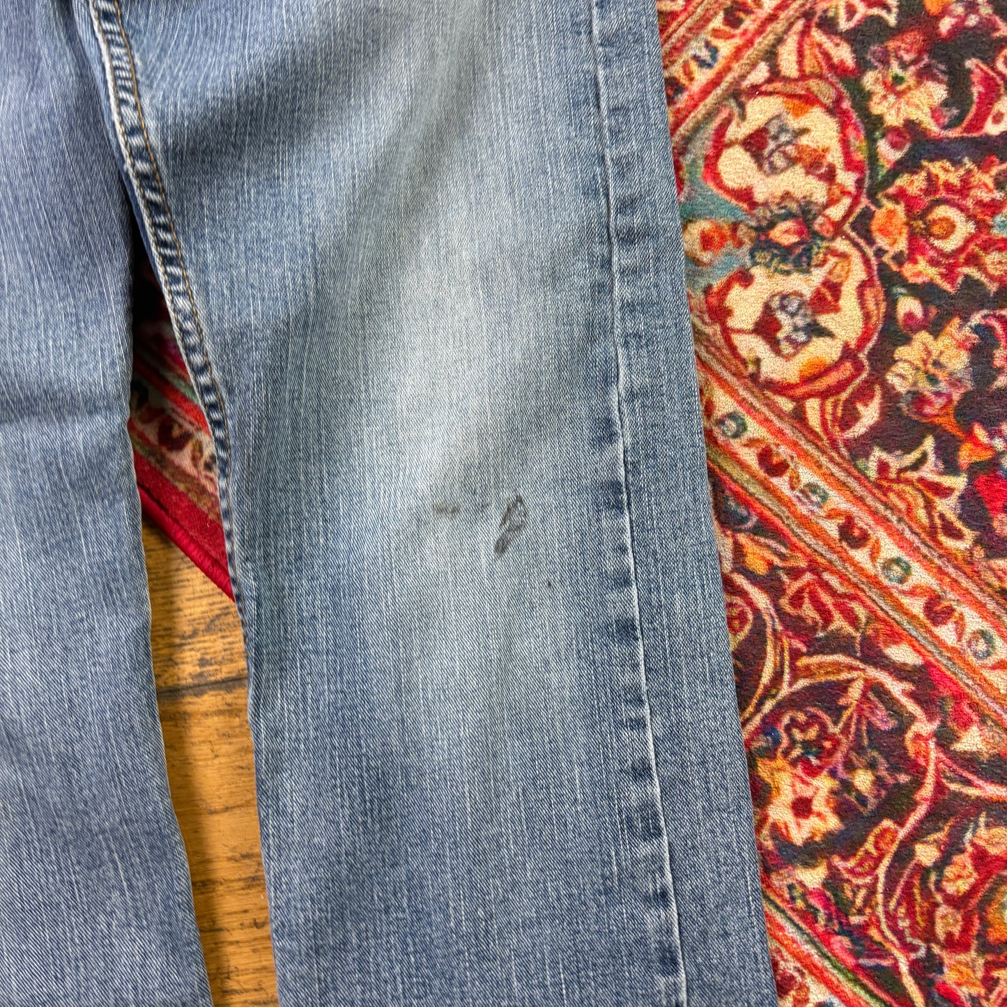 Vintage Levis Slim Blue Denim Jeans - 30