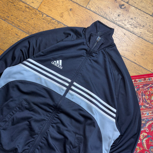 Vintage Adidas Black Tracksuit Track Shell Windbreaker Jacket - M