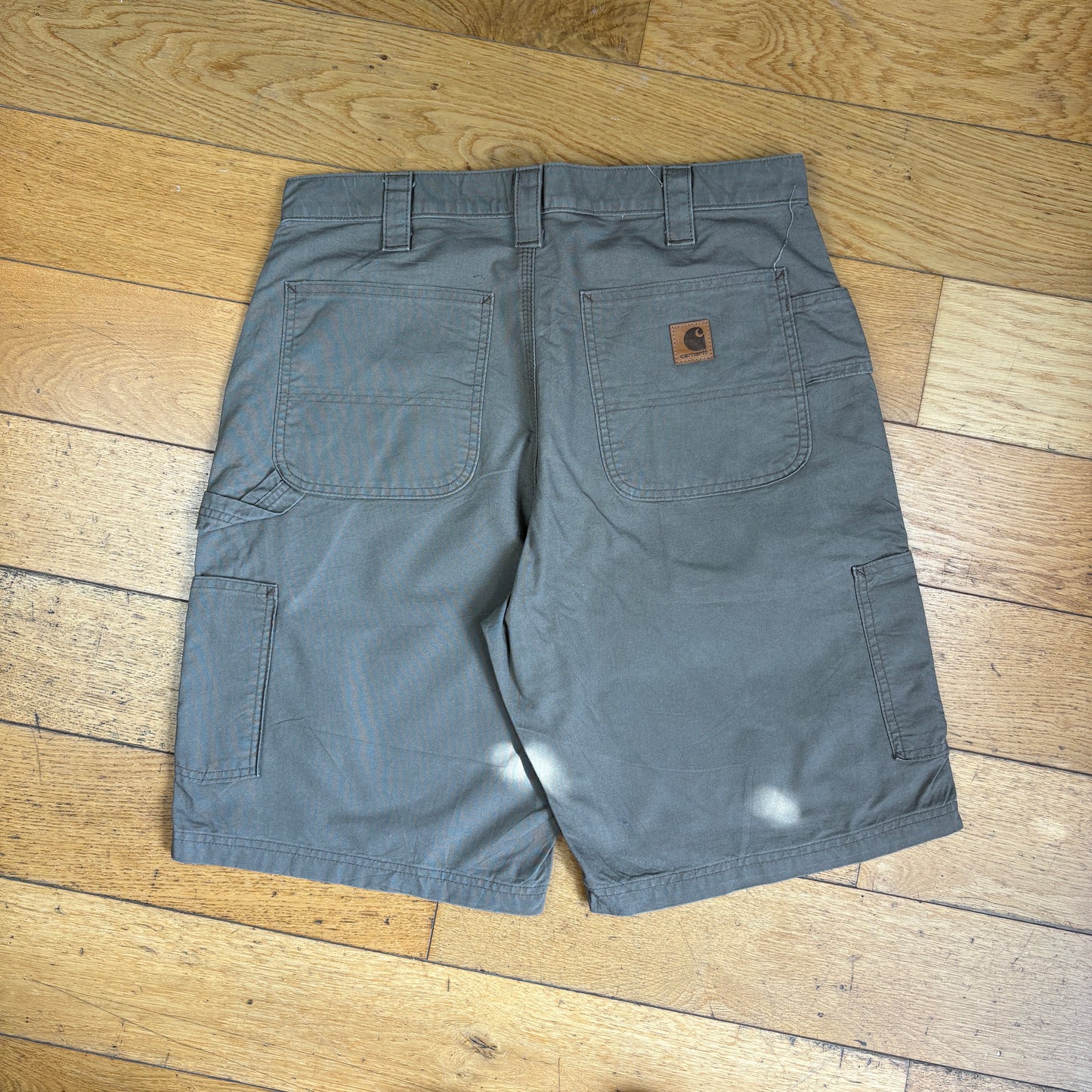 Vintage Carhartt Brown Workwear Baggy Carpenter Shorts - 34