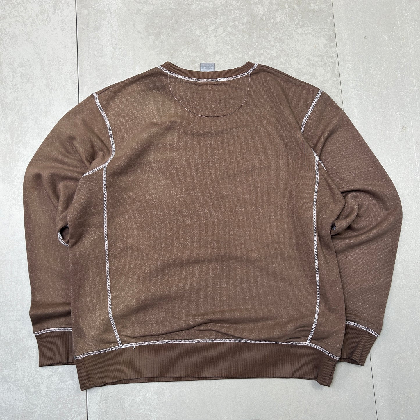 Vintage Nike Brown Embroidered Sweatshirt - L