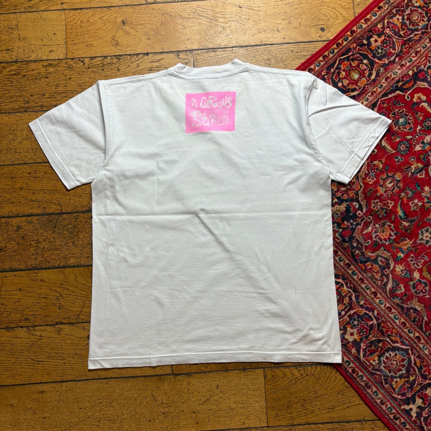 Vintage 90s Koh Samui Thailand White Graphic T-Shirt - M
