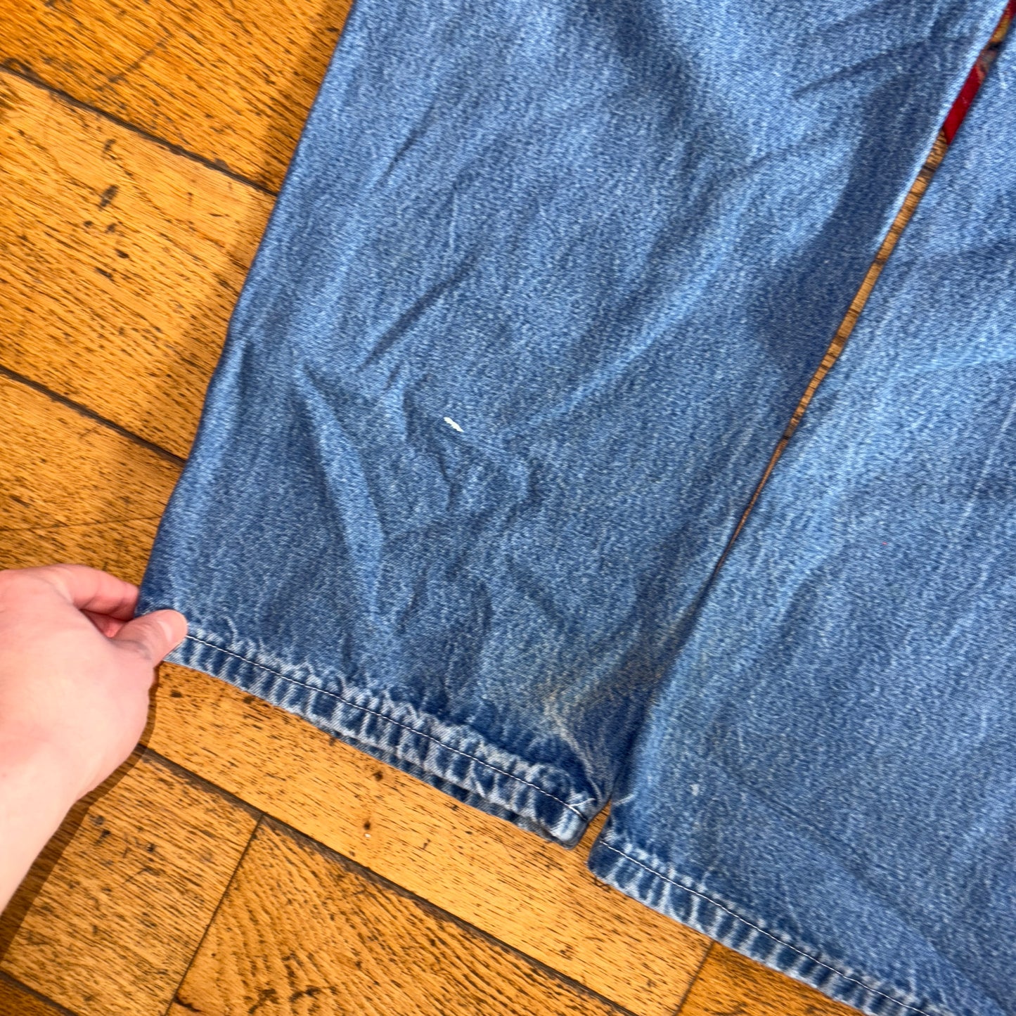 Vintage Dickies Workwear Carpenter Baggy Blue Jeans - 36R