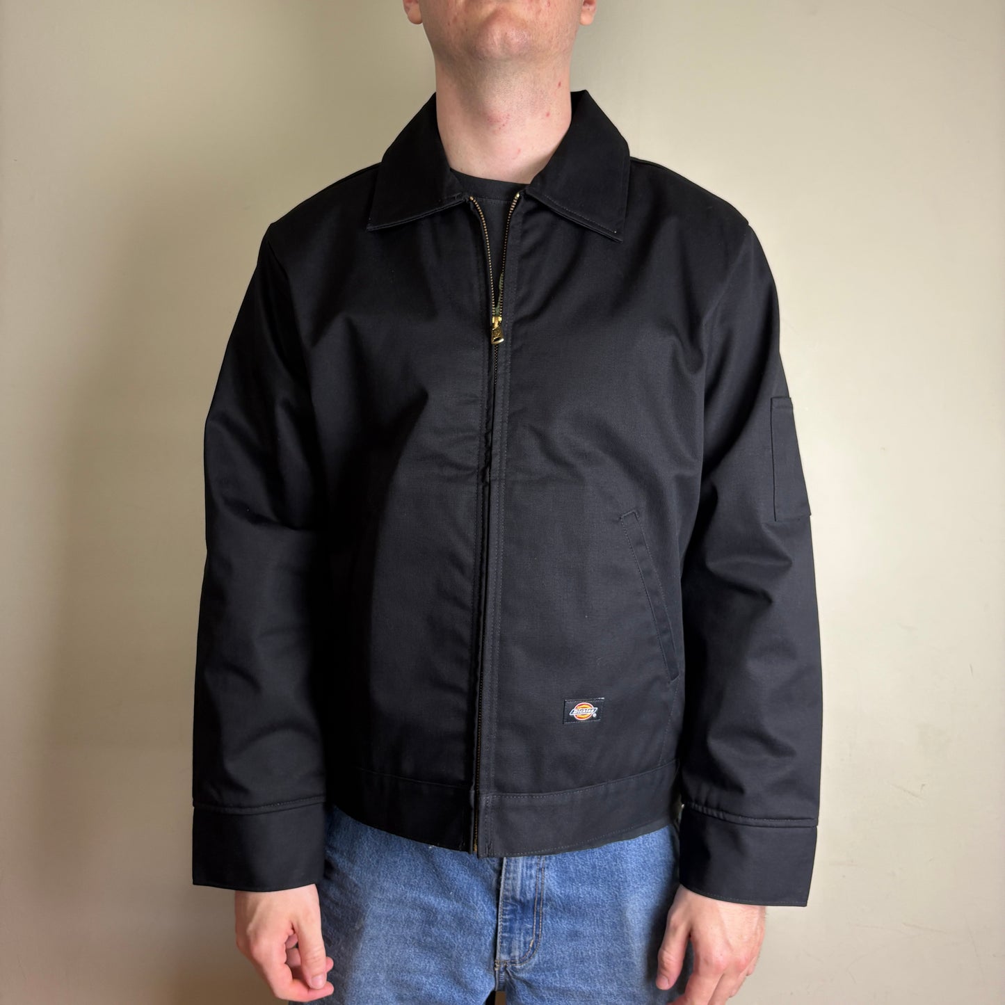 Vintage Dickies Black Workwear Utility Jacket - L