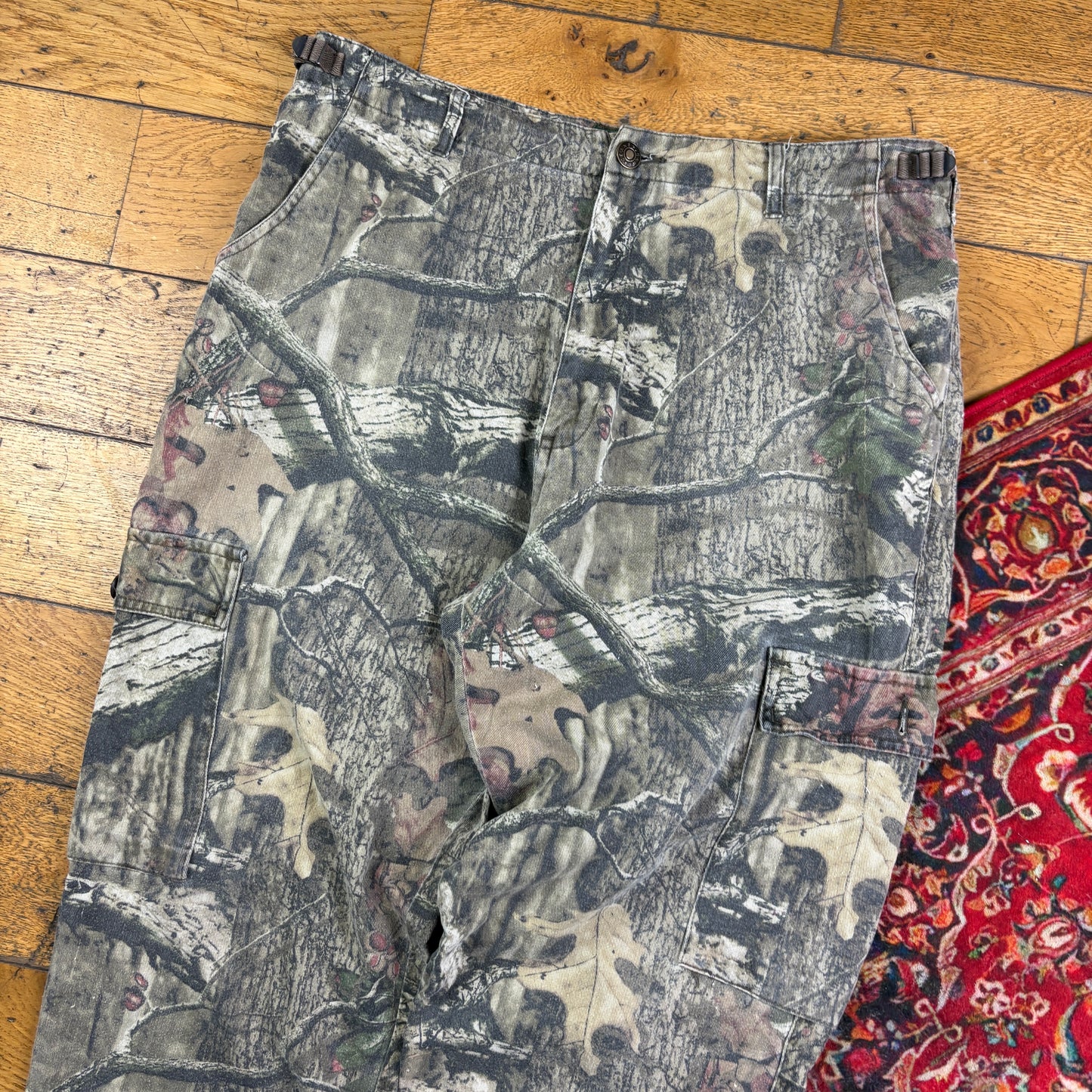 Vintage Real Tree Camo Green Hunting Workwear Trousers - 38
