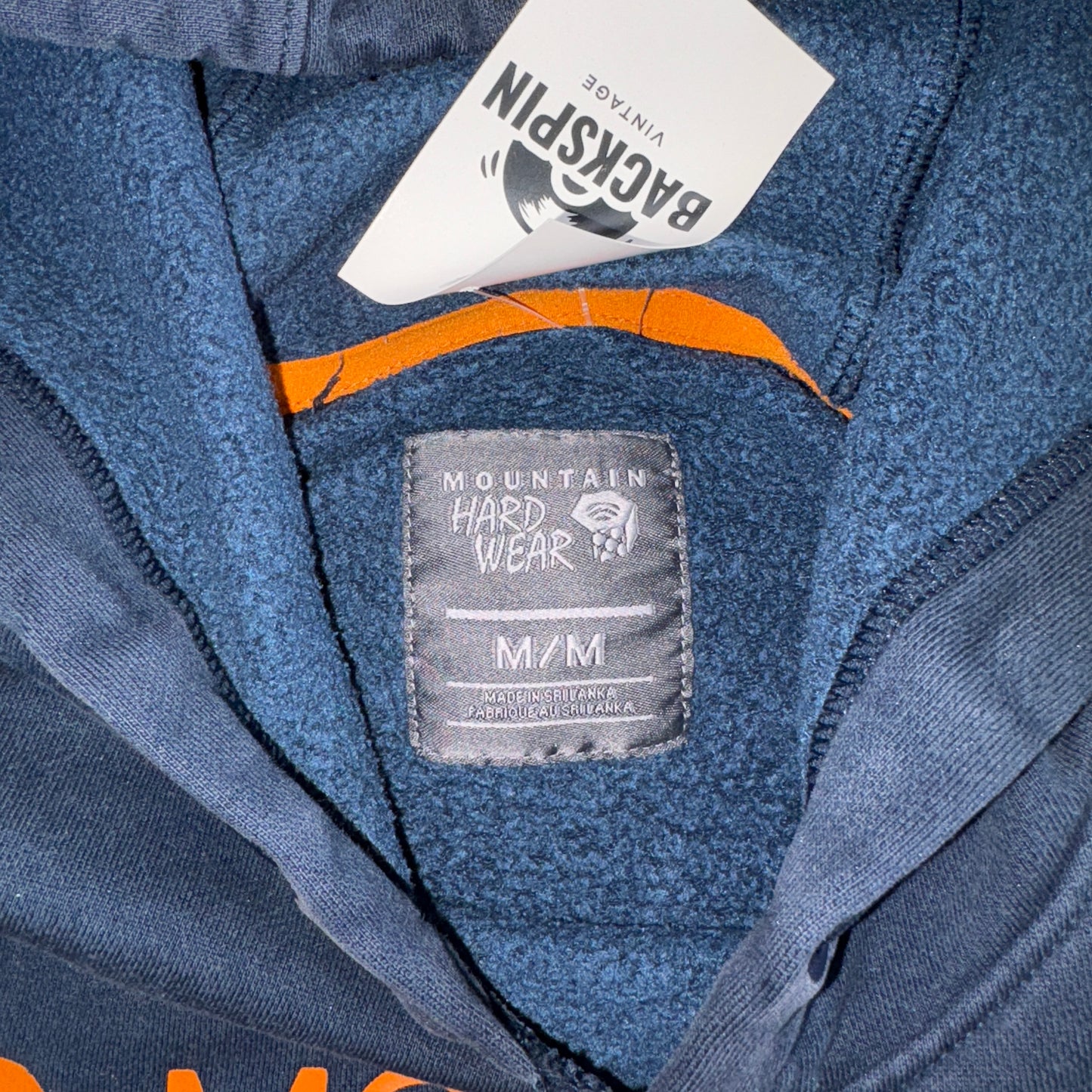Vintage Mountain Hardwear Navy Hoodie Sweatshirt - M