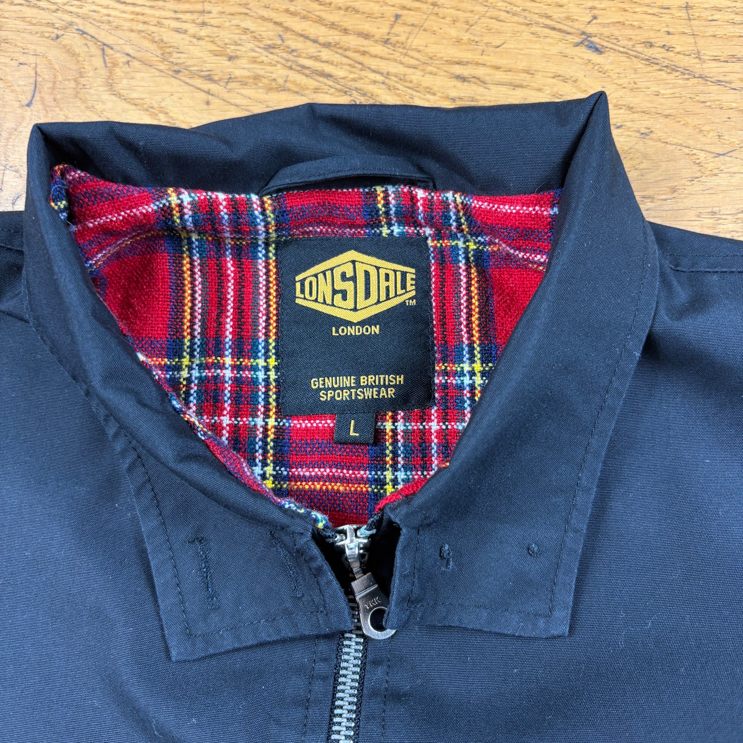 Vintage Lonsdale Black Harrington Jacket - XS
