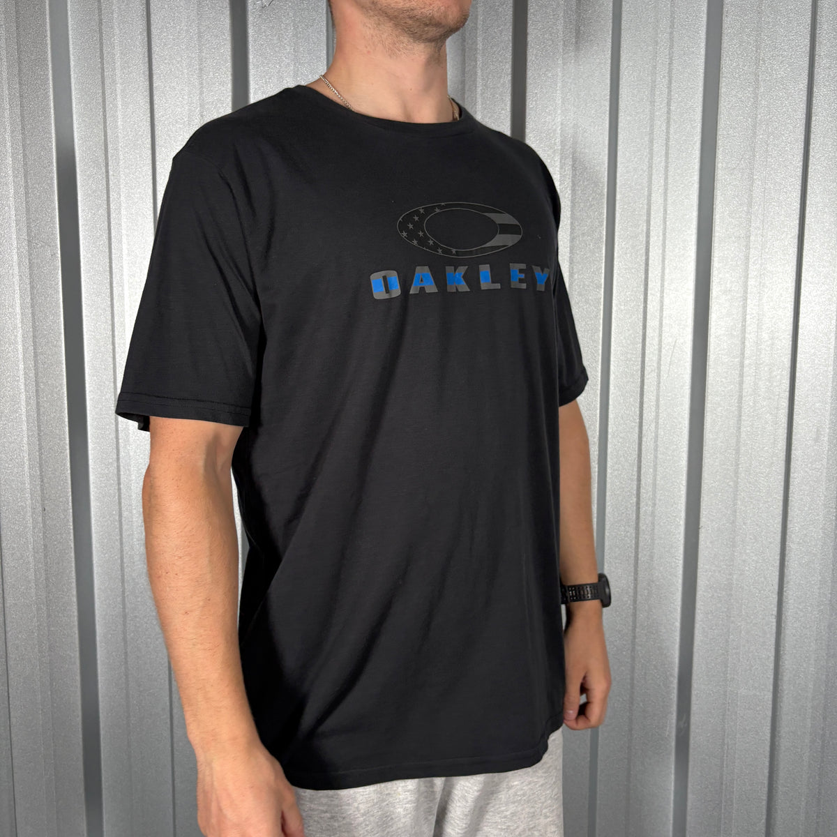 Oakley Black Graphic T Shirt - L