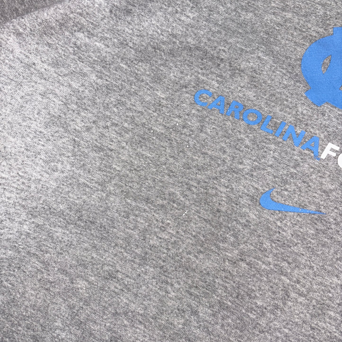 Vintage 90s Nike NFL Carolina Tar Heels Centre Swoosh Grey Sweatshirt -