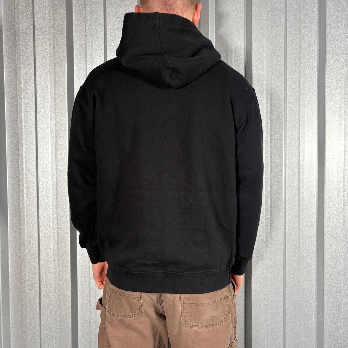 Southpole Black Embroidered Y2K Hip Hop Hoodie Sweatshirt - M