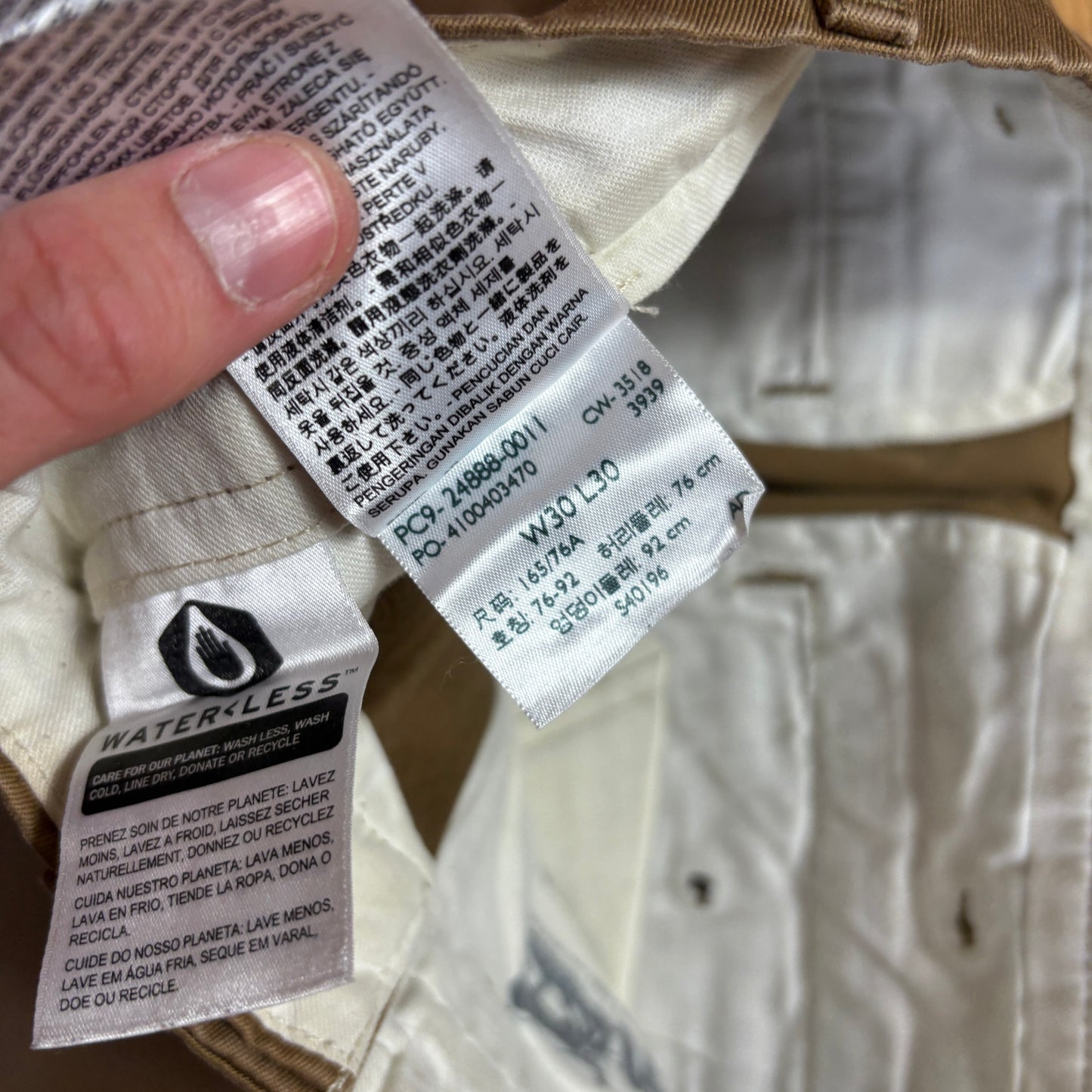 Vintage Levis Brown Chino Trousers - 32