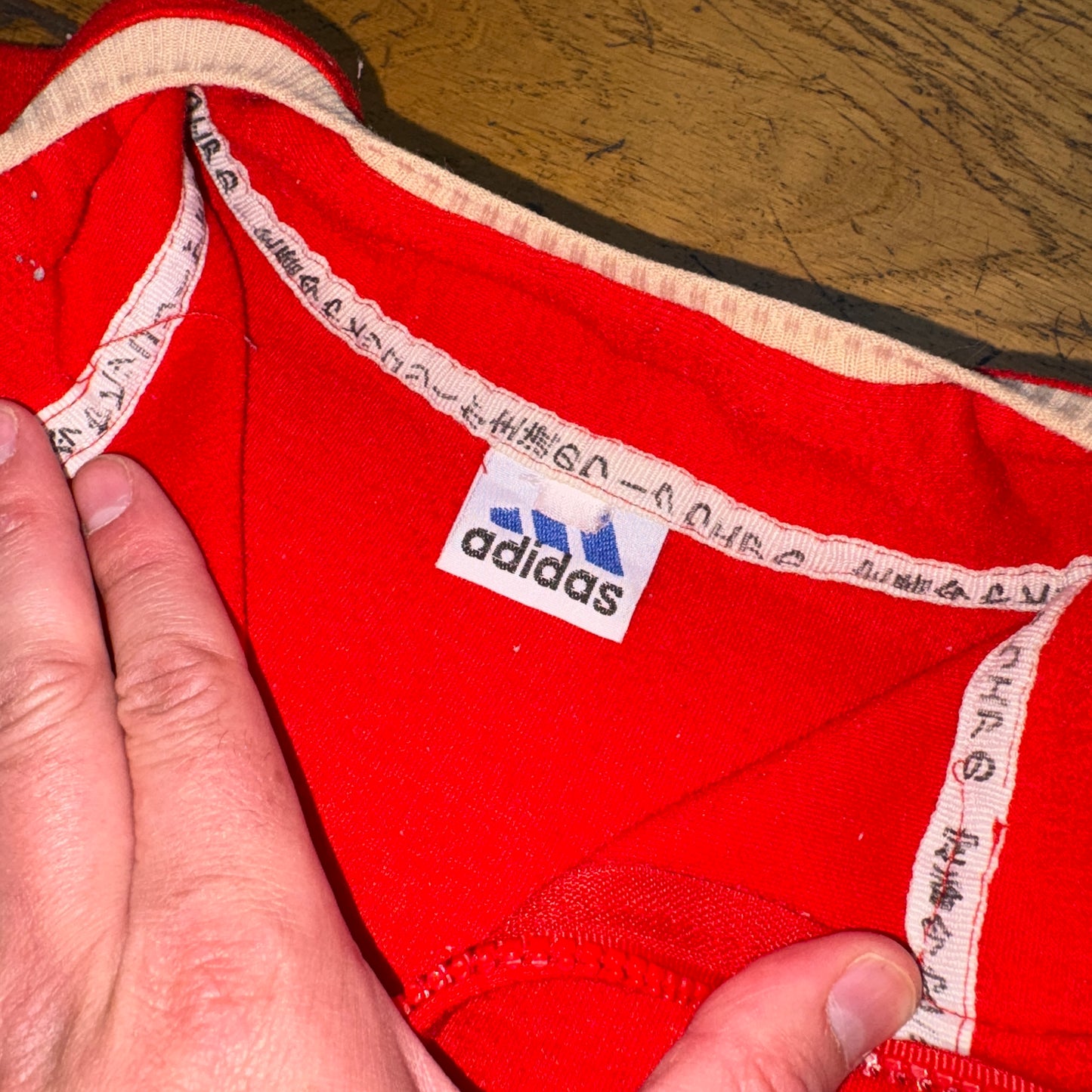 Vintage 90s Adidas Red Sweatshirt - M
