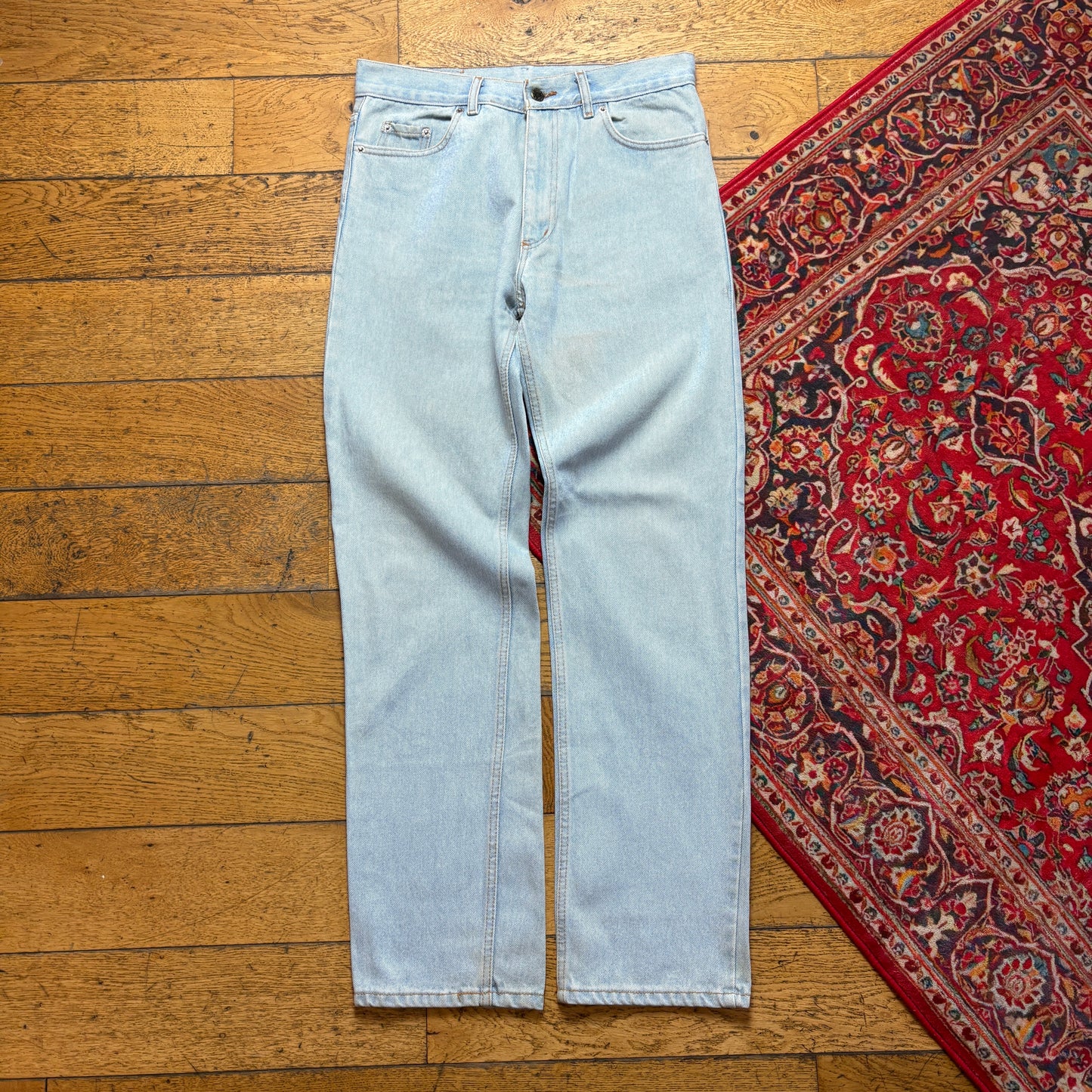 Vintage Levis 501 Straight Blue Denim Jeans - 31R