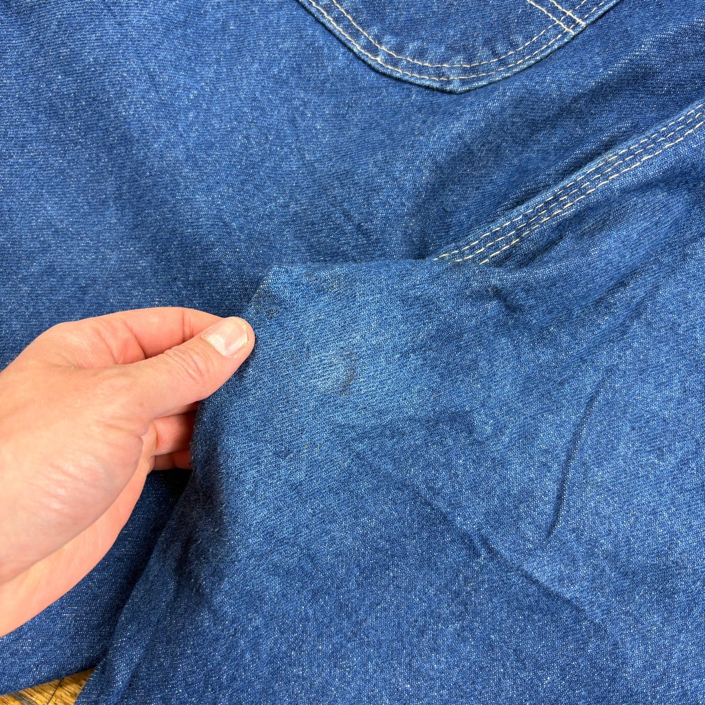 Vintage Dickies Workwear Carpenter Blue Baggy Shorts - 38