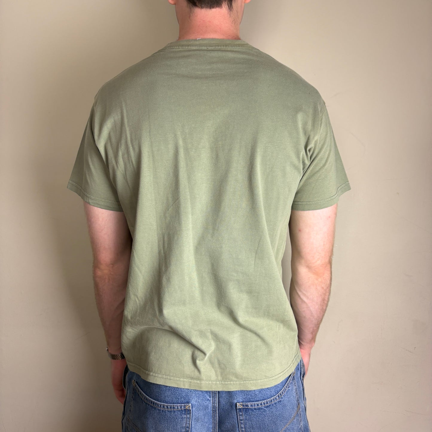 Vintage Carhartt Green Embroidered T-Shirt - S