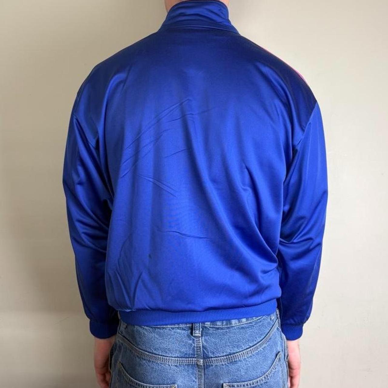 Vintage Adidas 90s Blue Track Jacket - M