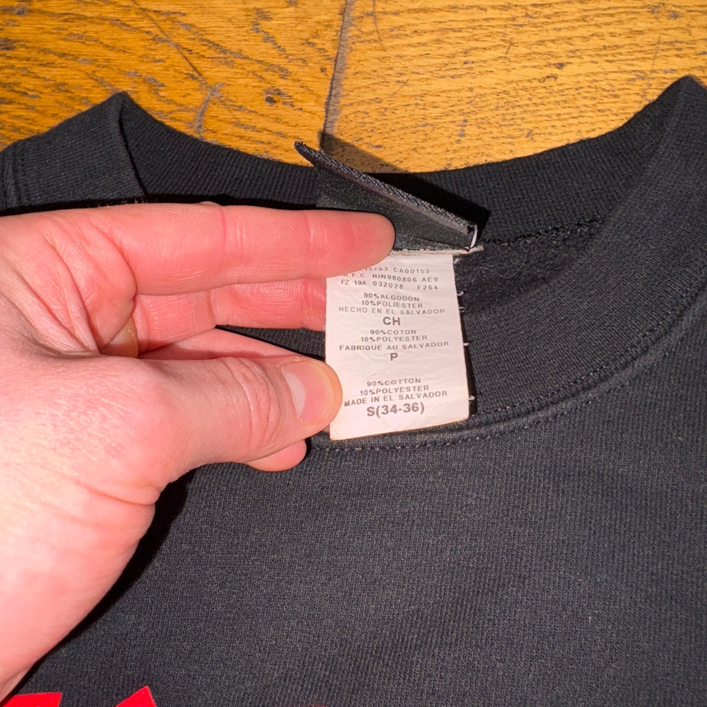 Vintage Thrasher Black Skate Sweatshirt - S