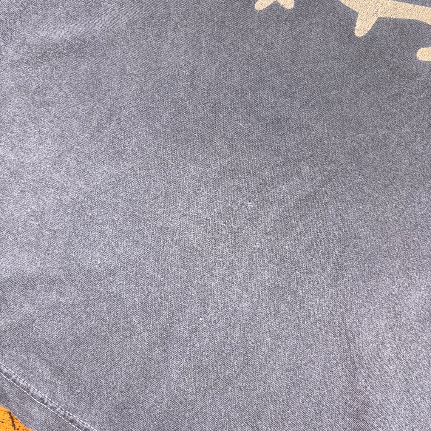 Vintage Grey Graphic Long Sleeve T-Shirt - M