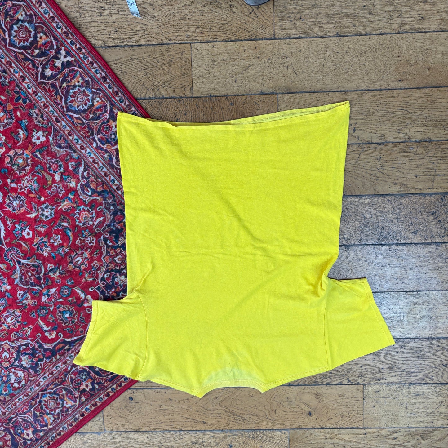 Vintage WWE Hulk Hogan Hulkamania Yellow Graphic T-Shirt - M