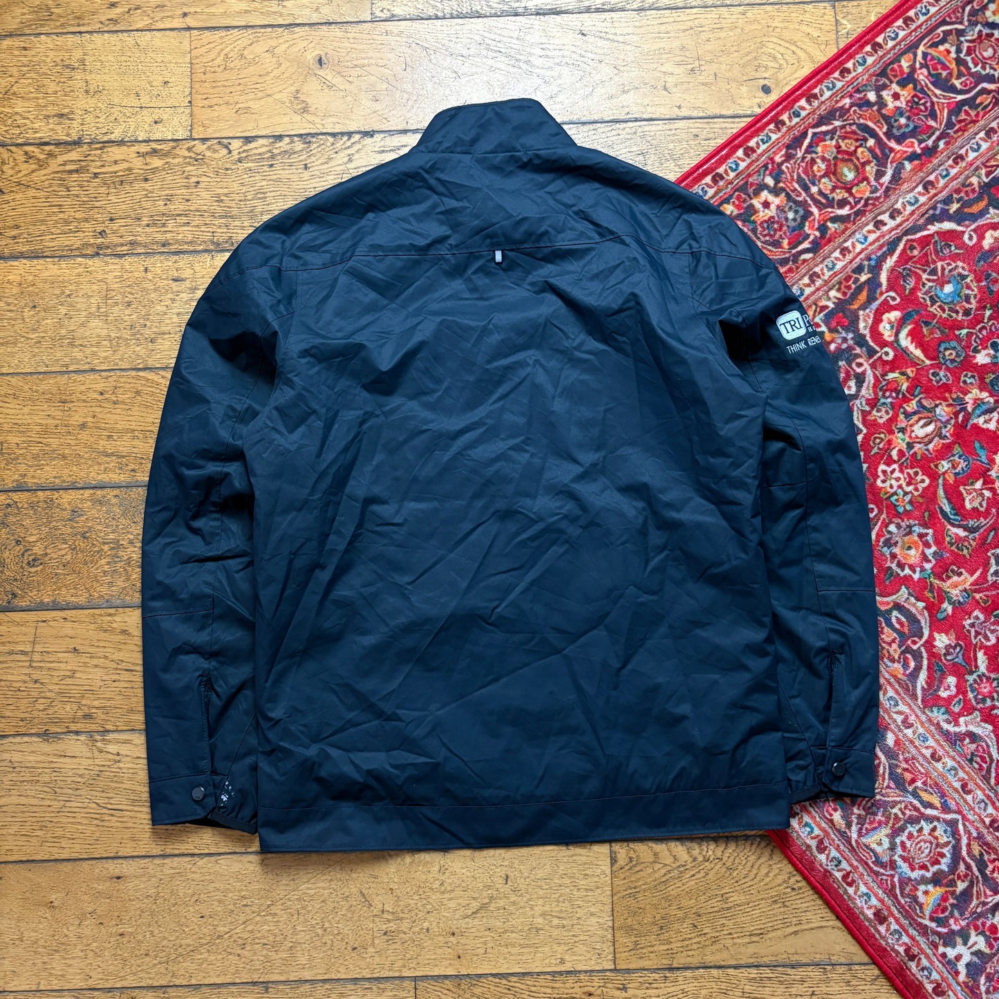 Vintage Oakley Black Lightweight Water Resistant Zip Jacket - M