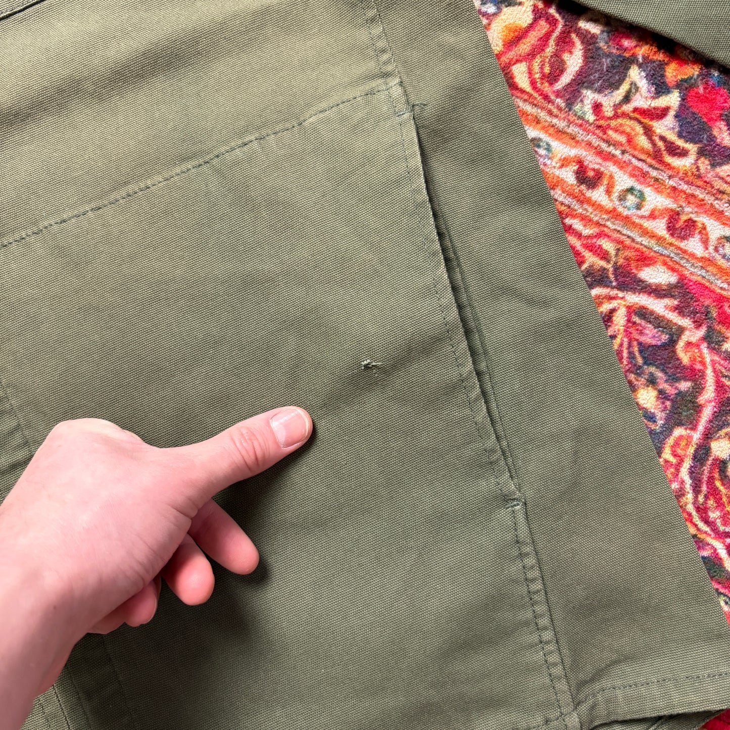 Vintage Oakley Green Workwear Overshirt Jacket - M