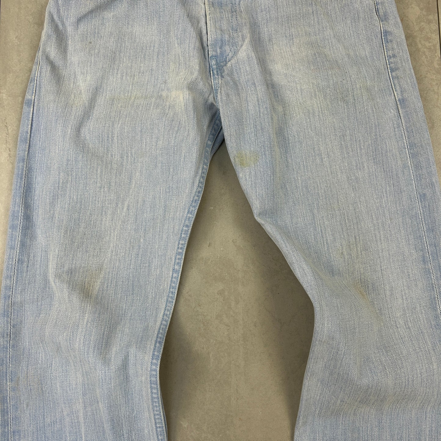 Vintage Levis 506 Straight Light Blue Denim Jeans - 32