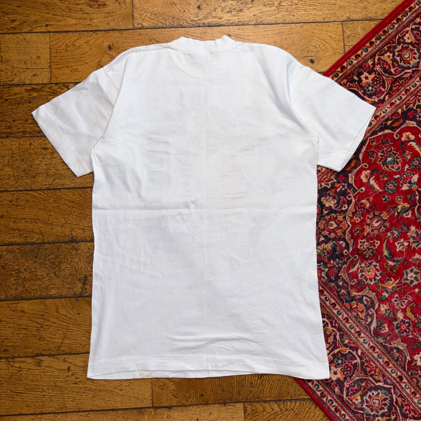 Vintage 90s Whats Up Baby White Single Stitch Graphic T-Shirt - S
