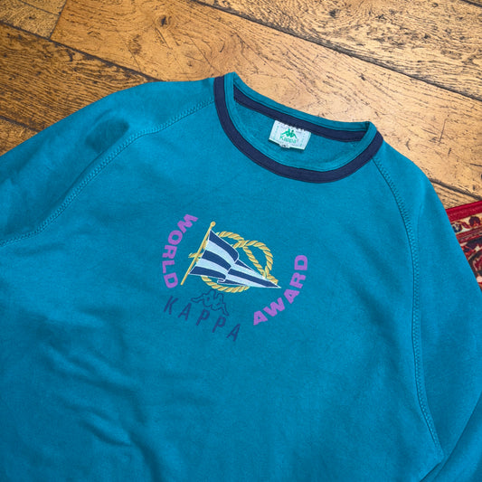 Vintage 90s Kappa Blue Sweatshirt - L