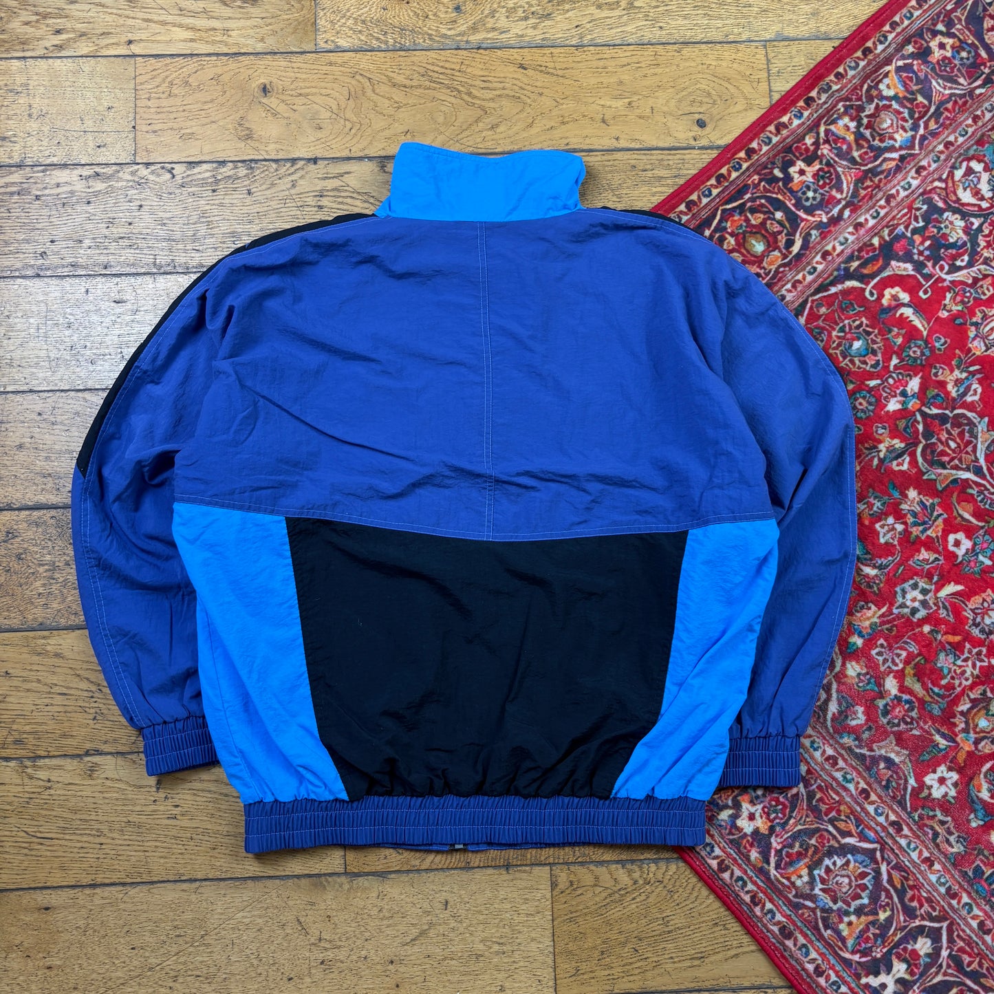 Vintage Reusch Purple Blue Tracksuit Track Shell Windbreaker Jacket - M