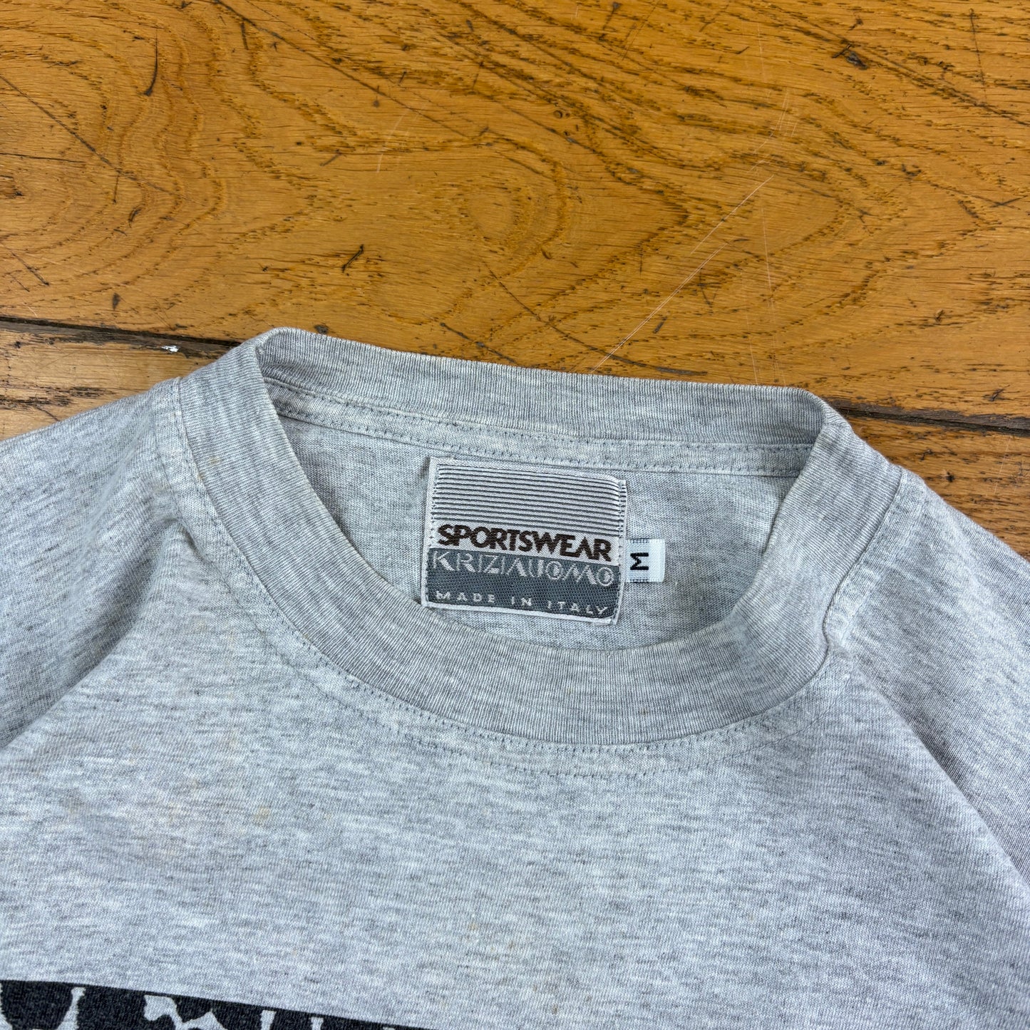 Vintage Grey Graphic T-Shirt - M