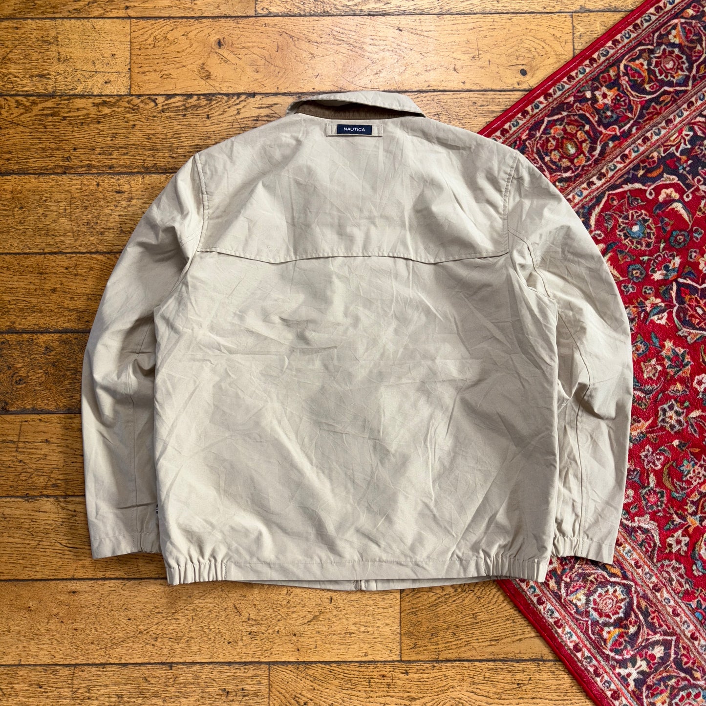 Vintage Nautica Light Brown Harrington Jacket - XL