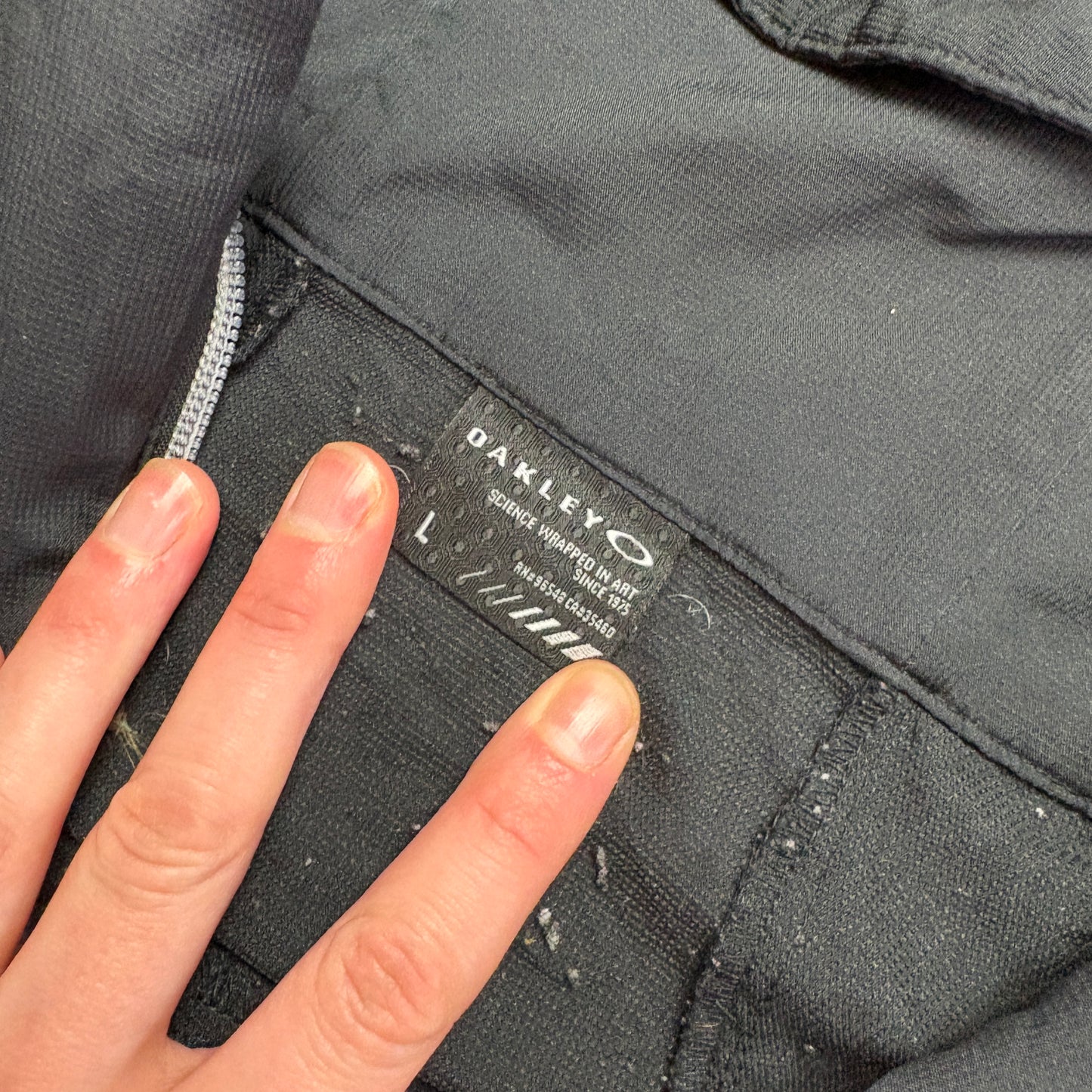 Vintage Oakley Lightweight Black Jacket - L