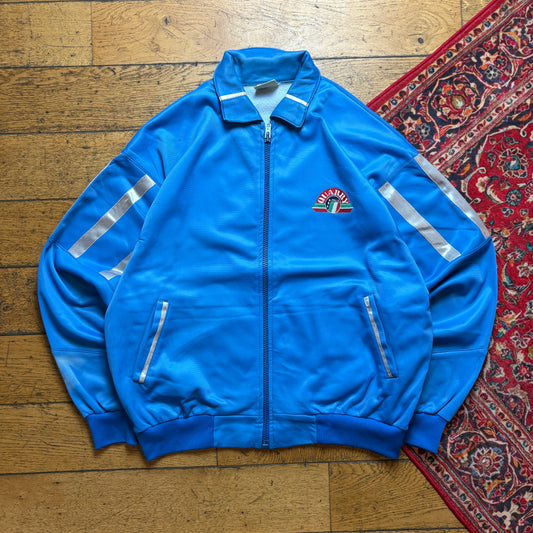 Vintage Blue Tracksuit Track Shell Windbreaker Jacket - XL