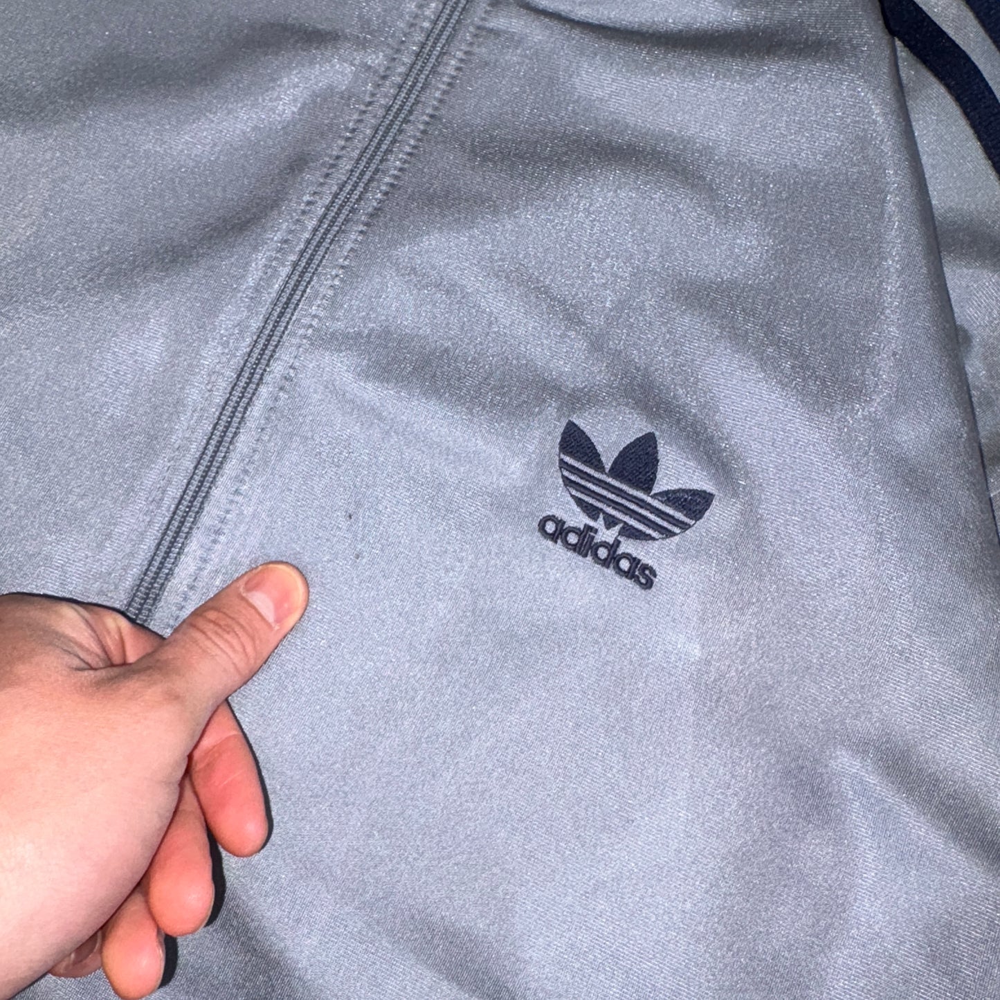 Vintage Adidas Blue Tracksuit Track Jacket - M
