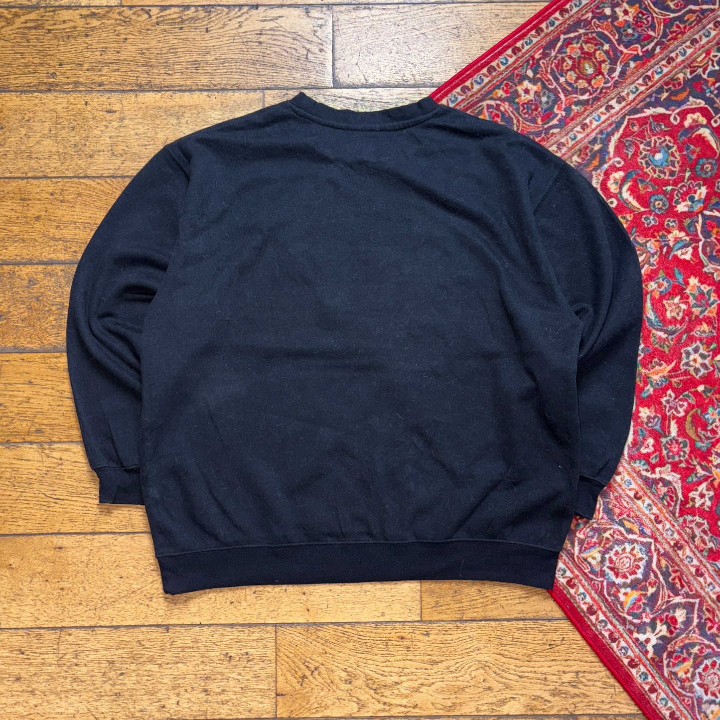 Vintage 90s Playboy Black Embroidered Sweatshirt - L