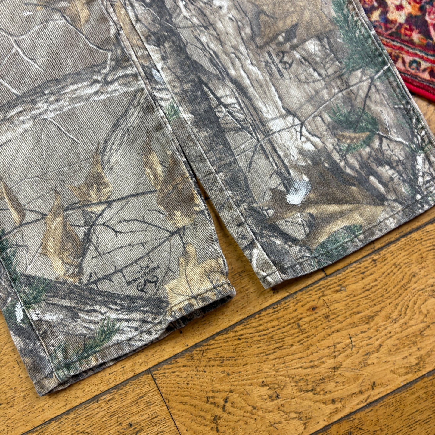 Vintage Real Tree Camo Green Hunting Workwear Trousers - 30
