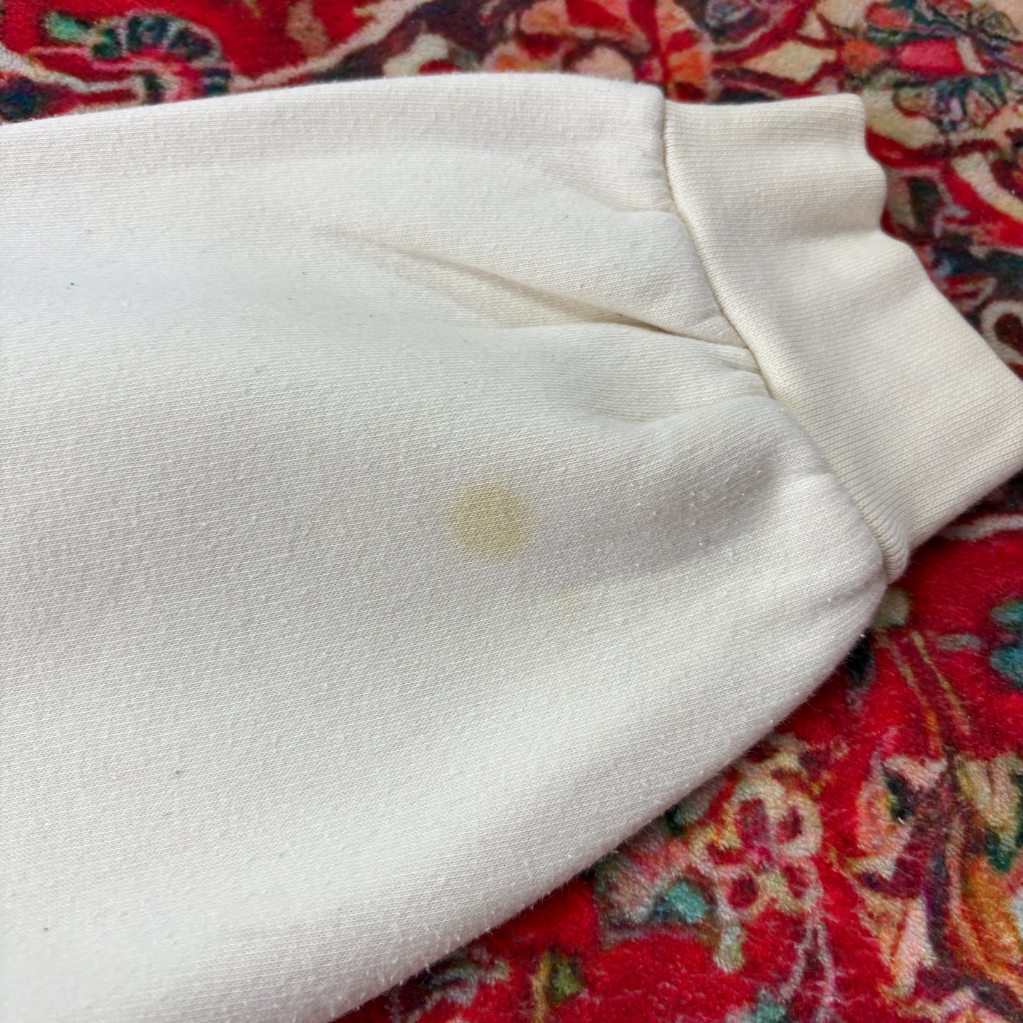 Vintage Ellesse Cream Embroidered Sweatshirt - XL