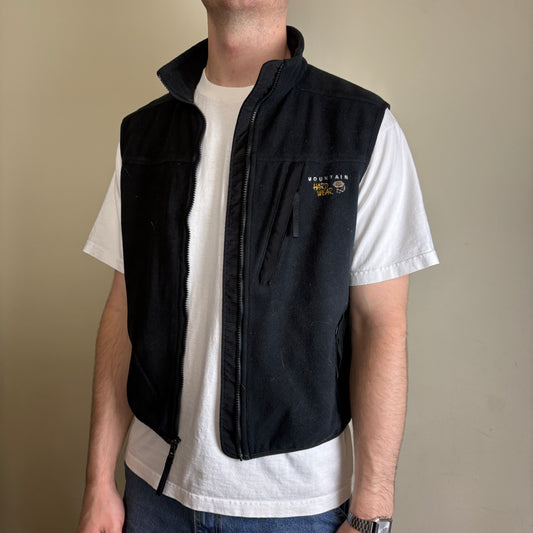 Vintage Mountain Hardwear Black Gilet Gorpcore Fleece Vest - S