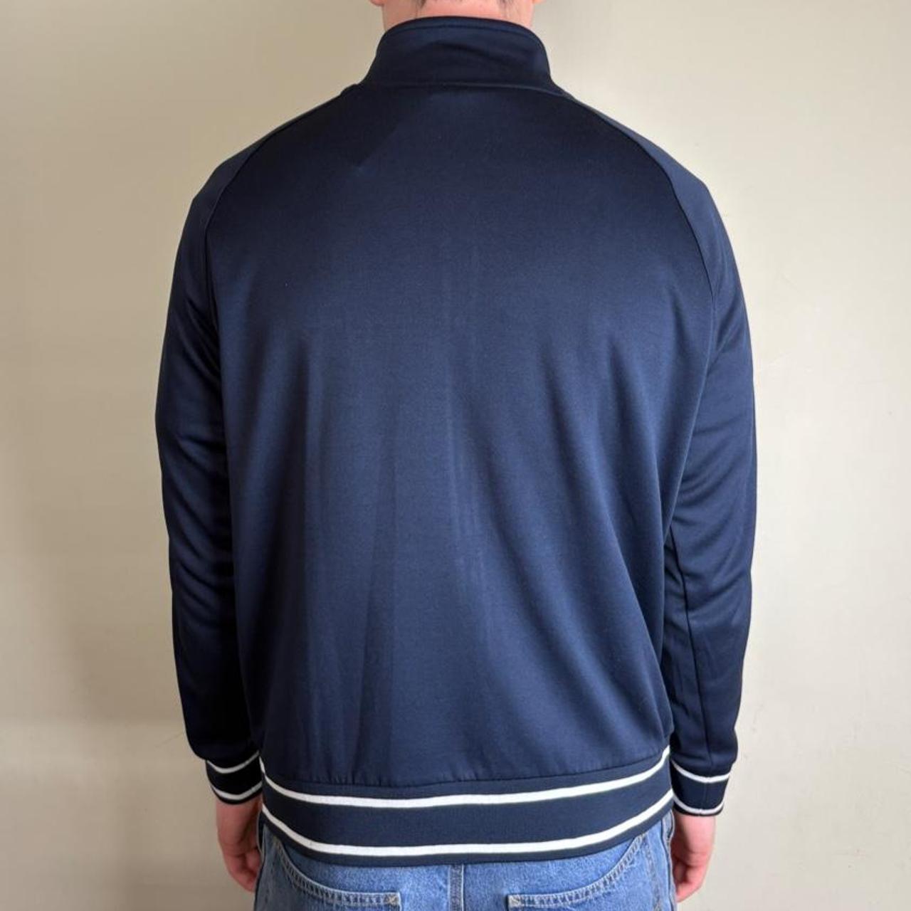 Vintage Nike y2k Swoosh Navy Track Jacket - L
