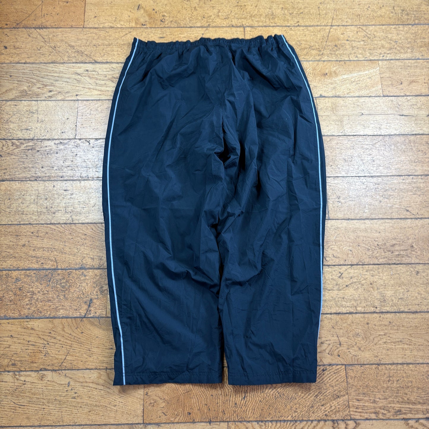 Vintage Champion Black Baggy Tracksuit Sweatpants Track Pants Bottoms - XXL