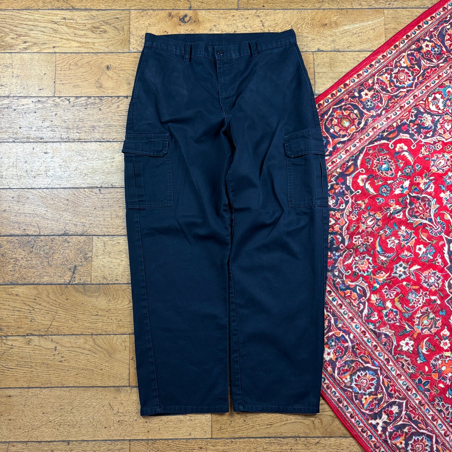 Vintage Dickies 874 Skate Black Trousers - 34