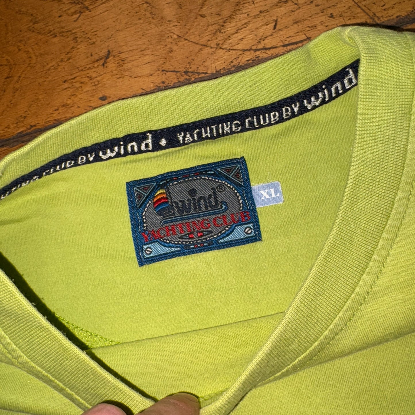 Vintage 90s Green Yacht Sailing Graphic T-Shirt - L