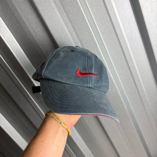 Nike Cortez Y2K 00s Navy Embroidered Baseball Cap