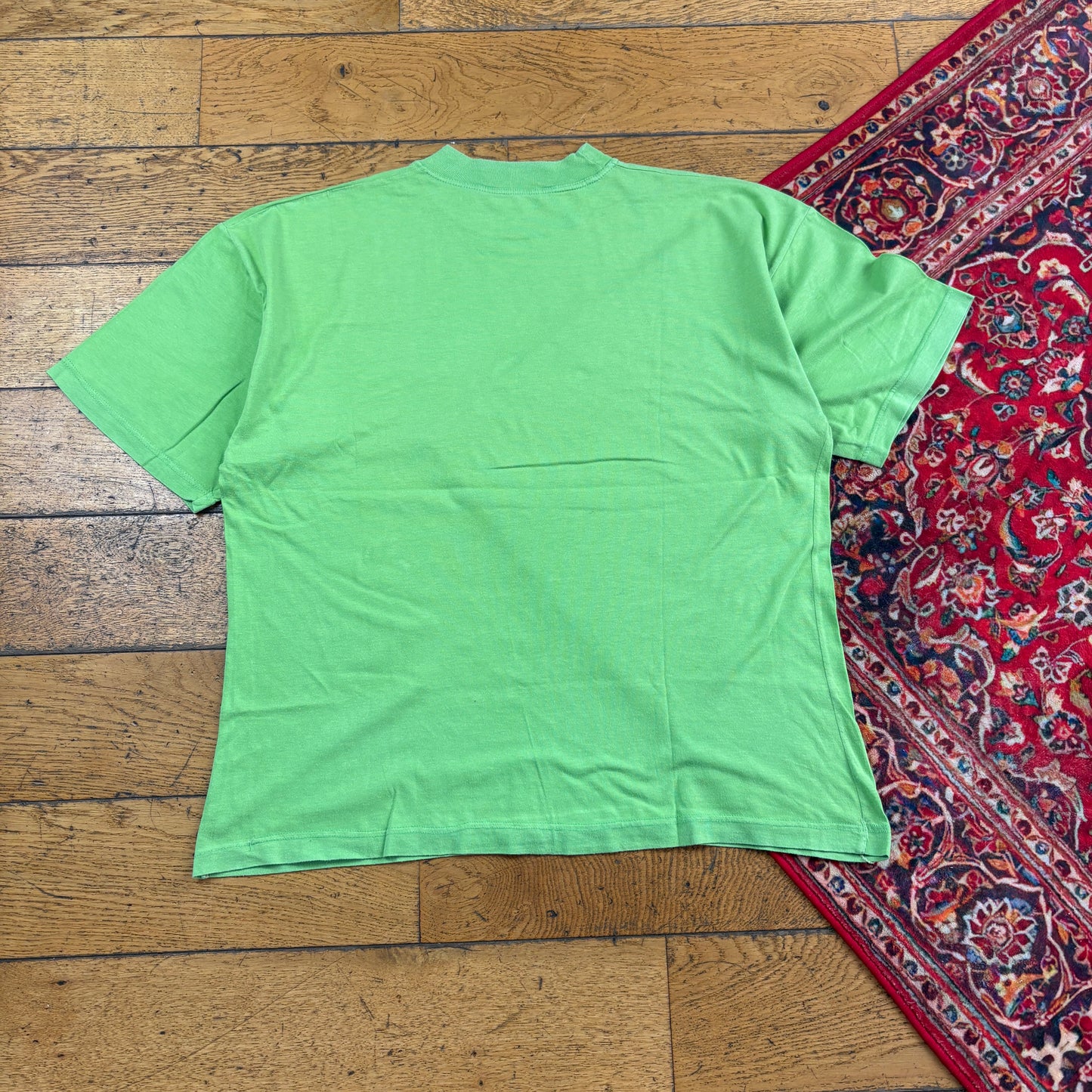 Vintage 80s Green NFL Graphic T-Shirt - L