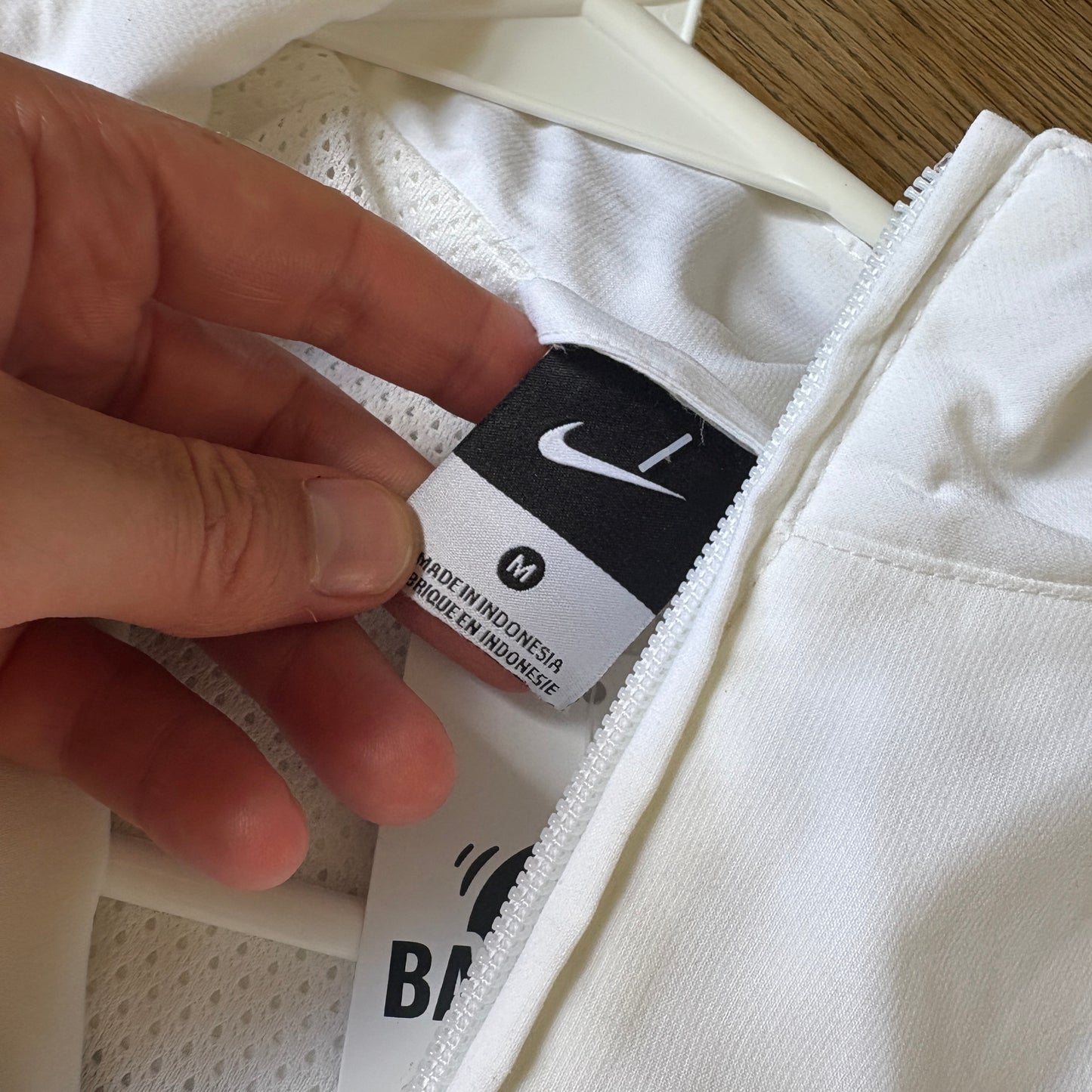 Vintage Nike White Tracksuit Track Womens Jacket - M