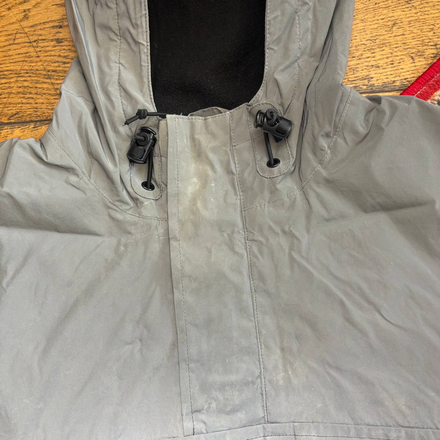 Vintage Carhartt WIP 3M Reflective Grey Parka Coat Jacket - S